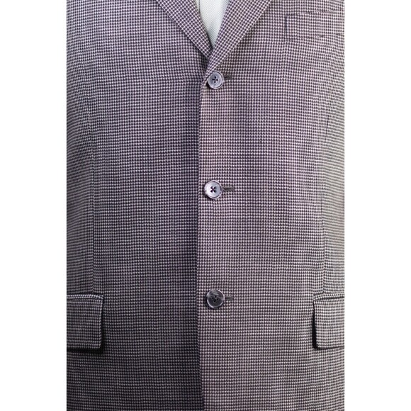 Joseph Abboud Mens Sport Coat Blazer Sport Jacket 3 Button Wool 40R Micro check - Picture 7 of 12